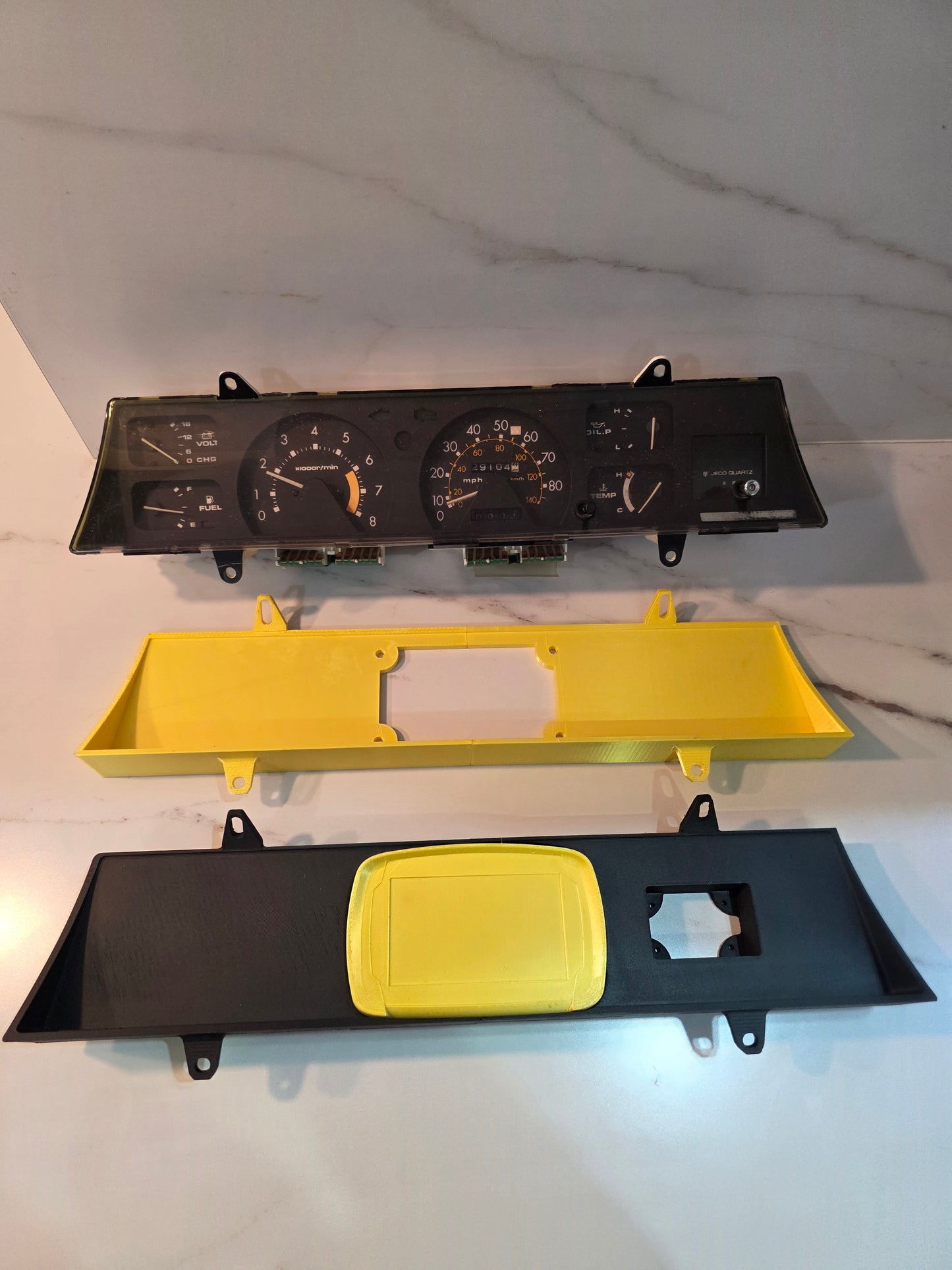 3D Printed Premium Cluster for Toyota Corolla SR5 (1980)
