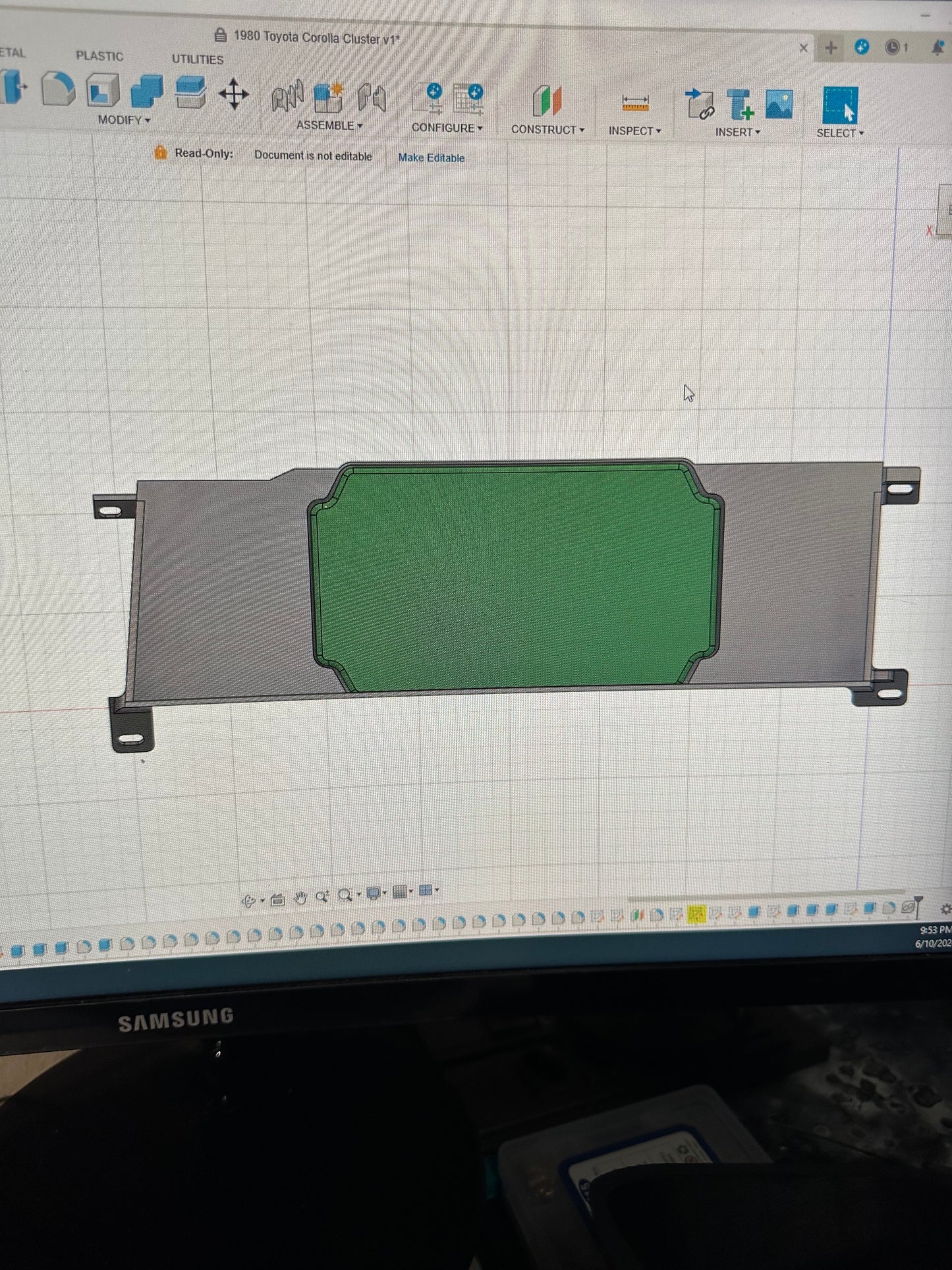 3D Printed Premium Cluster for Toyota Corolla KE70 (1979-1981)