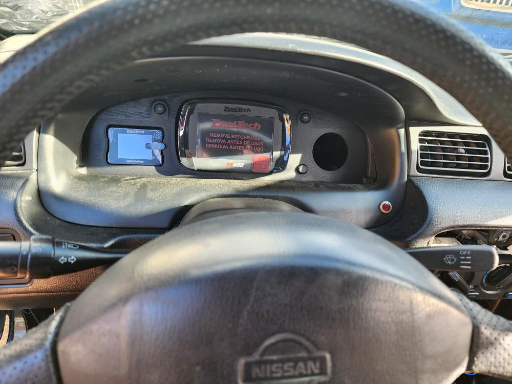 3D Printed Premium Cluster for Nissan Sentra 1990-1994 | Perfect Fit for Fueltech FT450/550, WB Nano, Nano Pro, and 52mm Gauges