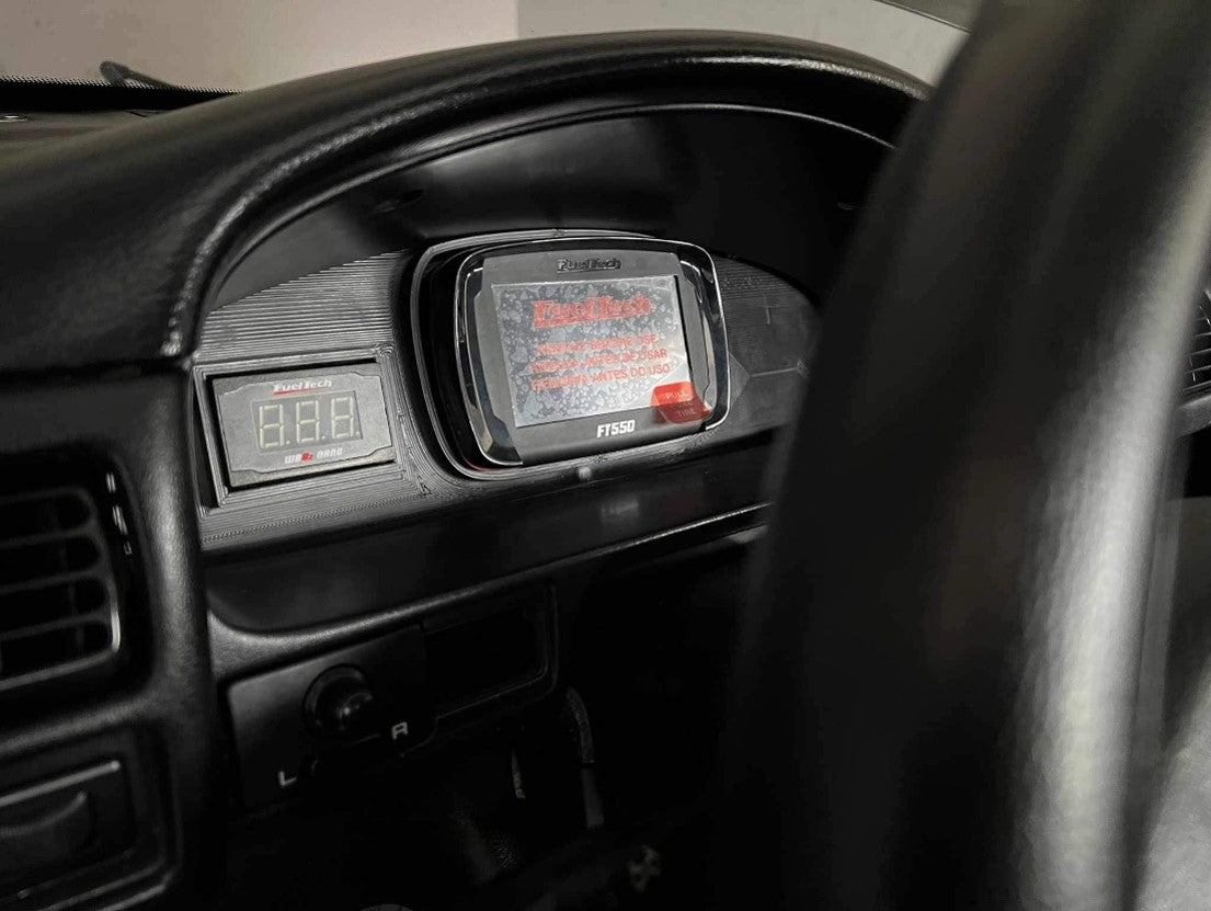 3D Printed Premium Cluster for Nissan Sentra 1990-1994 | Perfect Fit for Fueltech FT450/550, WB Nano, Nano Pro, and 52mm Gauges