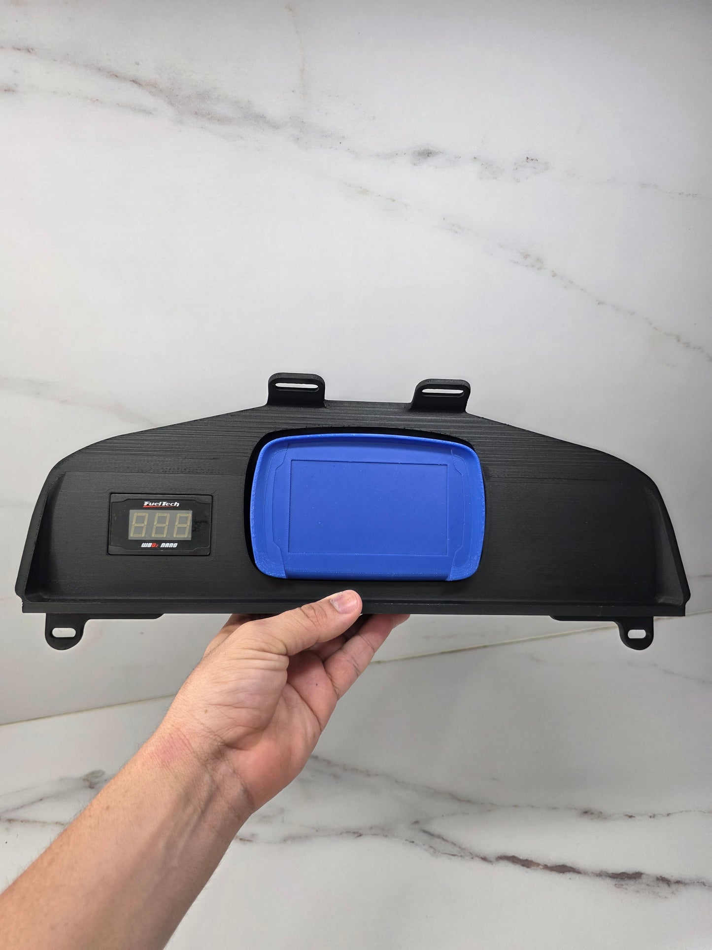 3D Printed Premium Cluster for Nissan Sentra 1990-1994 | Perfect Fit for Fueltech FT450/550, WB Nano, Nano Pro, and 52mm Gauges